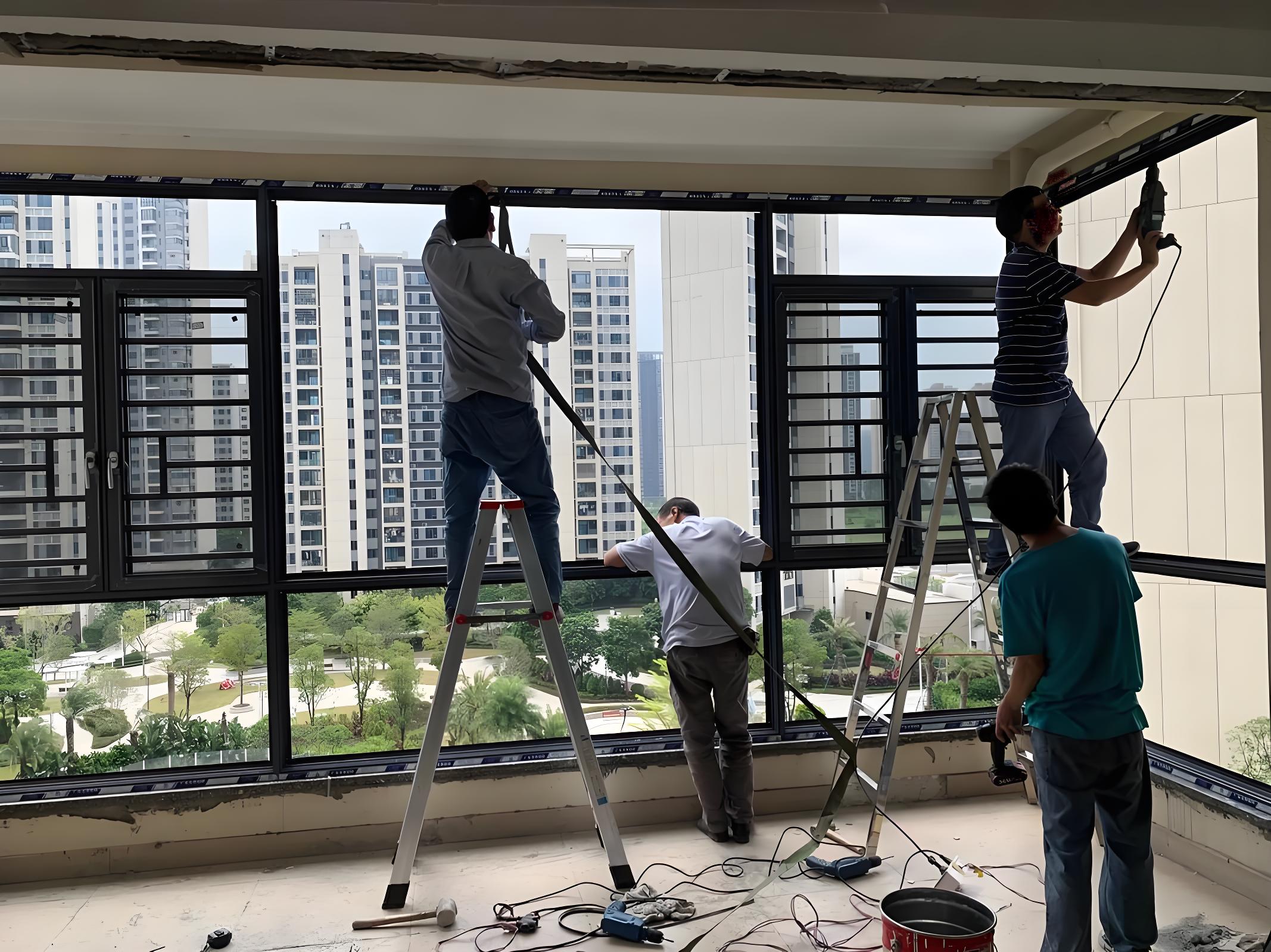 庭明軒系統門窗施工工藝是什么?